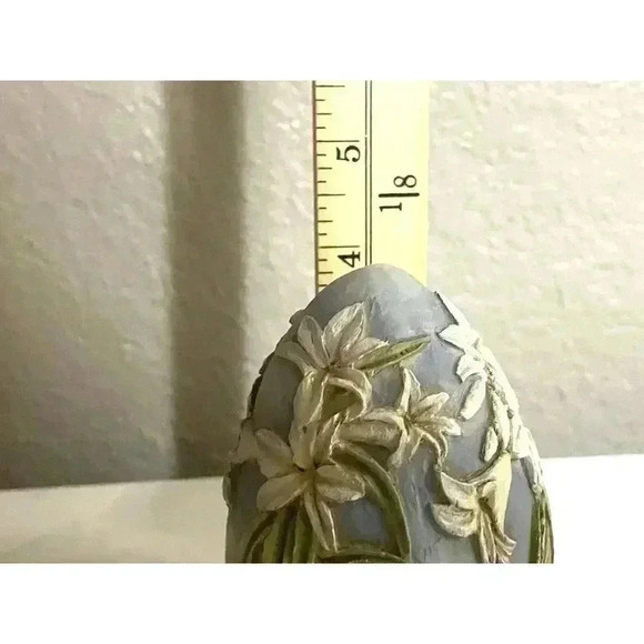 Eggstravagant by Tom Herold Easter Floral Resin Decorative Egg - Picture 5 of 6